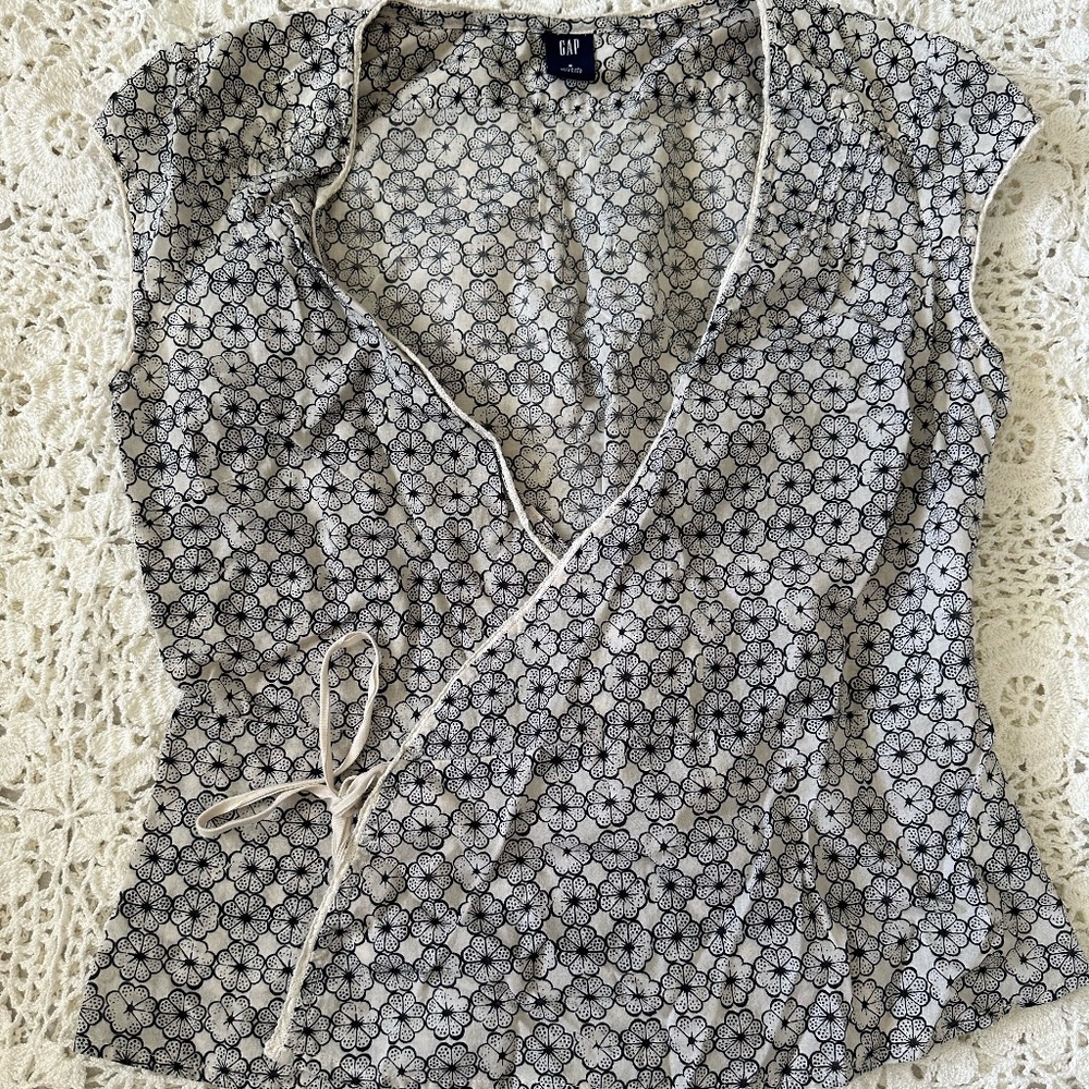 GAP Tie Up Blouse
